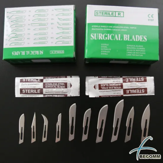 Factory supply disposable surgical blades carbon steel surgical blades