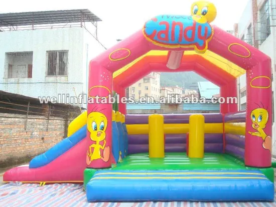 candy inflatable slide bouncer for party rental