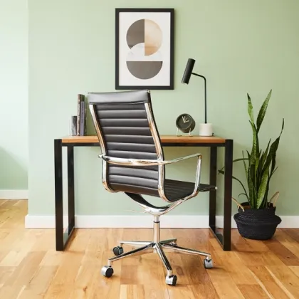 Gastro Home Desk: Elm Wood & Rustic