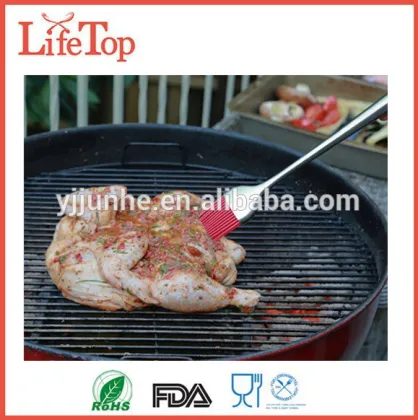 12" Stainless Steel Handle With Silicone Brush Barbecue Sauce Baster