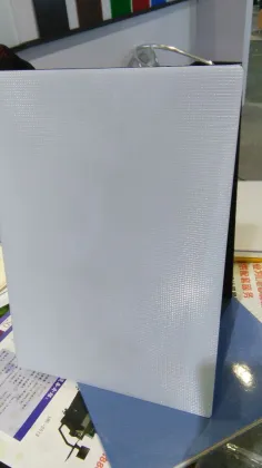 Advertising board lighting prismatic plastic panel