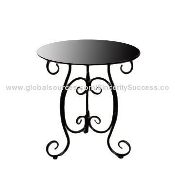Wrought Iron Tea Tables, Powder-coating, Europe Style