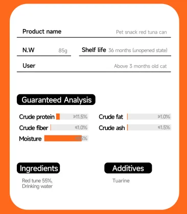 OEM ODM cat can food tuna recipe