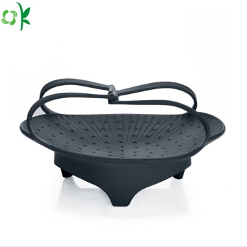 Silicone Kitchen Drain Basket untuk Buah Sayuran