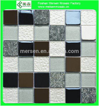 KSM05 Metallic Electroplated Philippines Glass Mosaic Tile Pictures