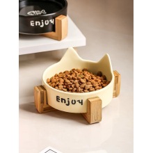 Durable ceramic pet dog and cat bowl