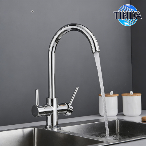 ก๊อกน้ำห้องครัวสไตล์มินิมอลลิสต์พร้อมพื้นผิวโลหะระดับพรีเมี่ยม