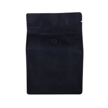 Food Grade Flat Bottom Zipper Blue Coffee Bag