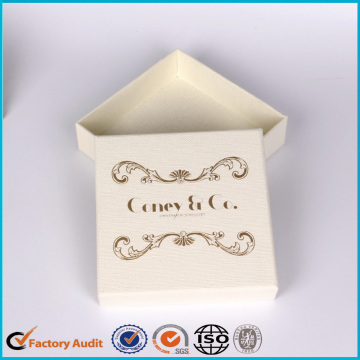 Customized Logo Fancy Cardboard Jewelry Ring Box