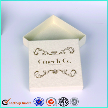 White Jewellery Paper Boxes With Logo