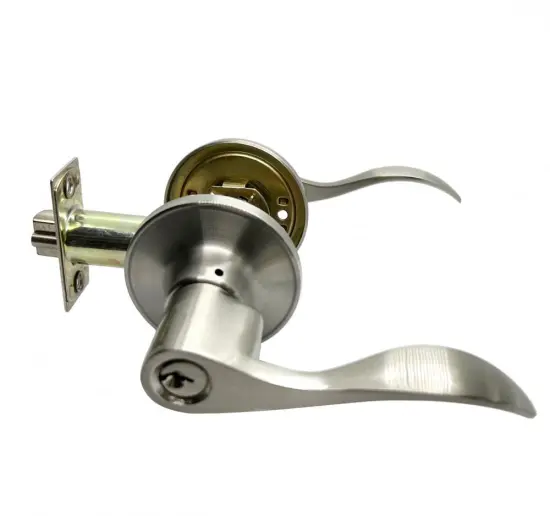 Security Room Door Tubular Lever Handle Lock