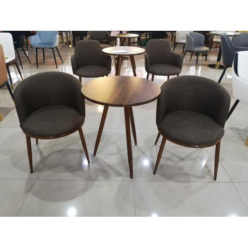 Coffee Table And Chairs Arm Chairs With Solid Wood Legs Home Furniture Supplier