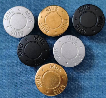 Large Metal Shank Jeans Buttons