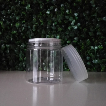 200ml plastic PET cosmetic jar for hair gel or cream,200ml pet plastic jar for body butter