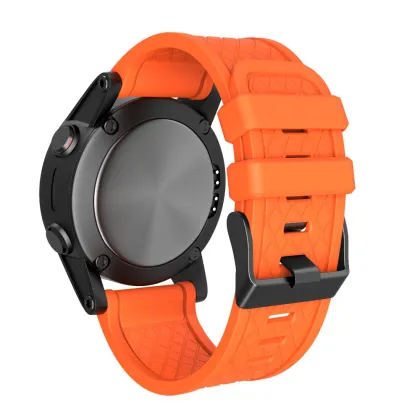 Soft Silicone Watch Strap For Garmin Fenix/Fenix 2 Band Easy Fit 26mm Width Quick Release SmartWatch Support Accessories