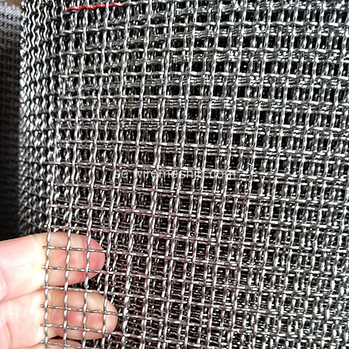 Rostfritt stål 304 Crimped Wire Mesh