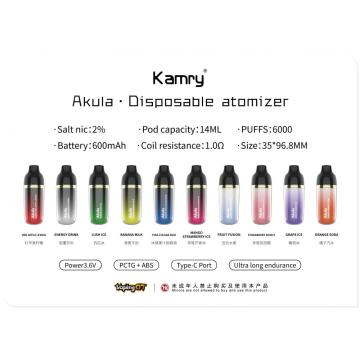 Kamry Akula 6000 Puff jetable vape