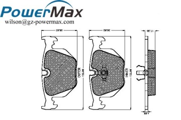Automotive Spare Parts / Brake Pad / BMW /  OE:34 21 1 160 685