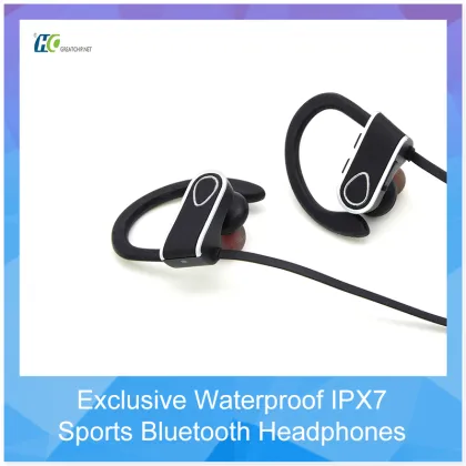 IPX7 Waterproof Sweatproof Sports Wireless Headphones