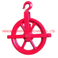 Steel Single Roofing Sheave Pulley Block