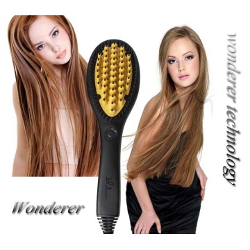 Hot Hair Brush Straightener
