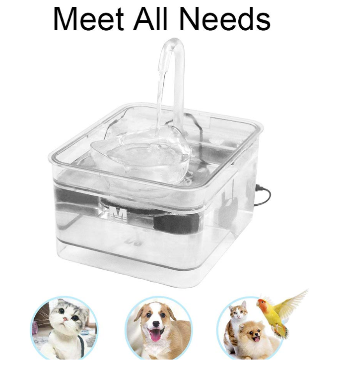 Healthy Hygienic Multiple Pets Drinking Fountain