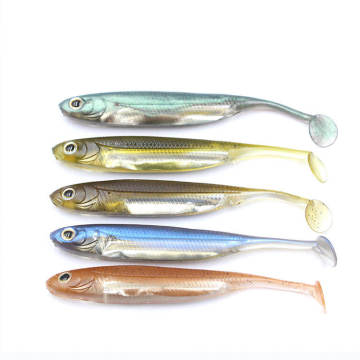 THORFORCE 80mm 2.85g Fish Lure - 3D Eyes Shad Lure Eco-Friendly Soft Bait for Freshwater & Saltwater