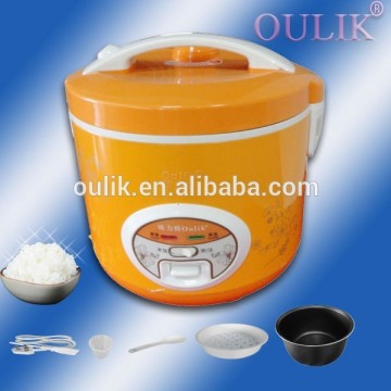 2014 Hot sales orange printing shell cylinder electric rice cooker