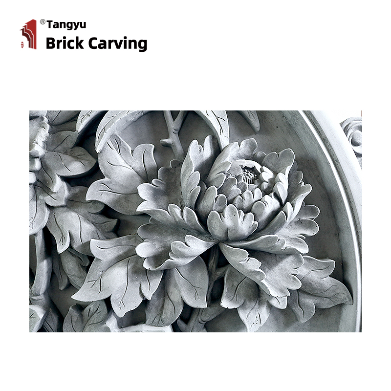 Peony hollow flower window