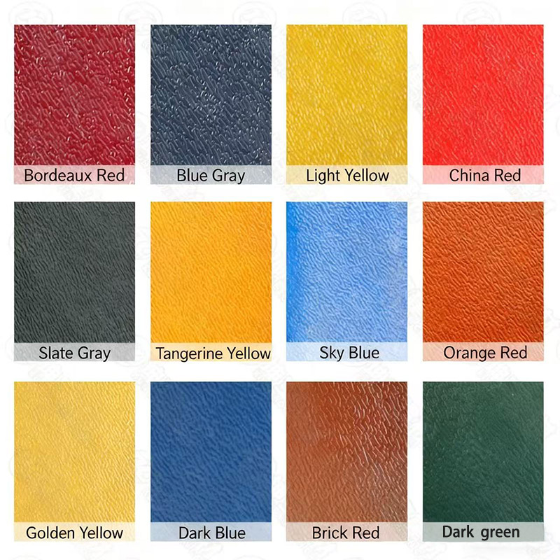 colors choose for ASA resin tiles