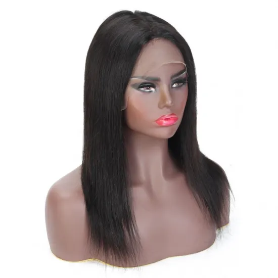 Brazilian Silky Straight Human Hair Lace Wigs Remy Straight Hair Wigs Human Hair Straight Lace Front Wigs For Black Women