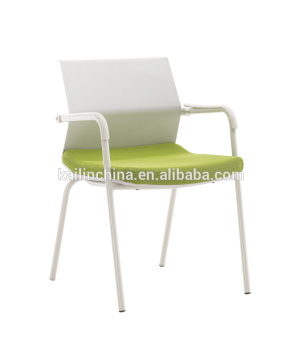 T-90B simple latest high quality BIFMA factory direct customizable sell green material office SS leg OEM staff canteen chair