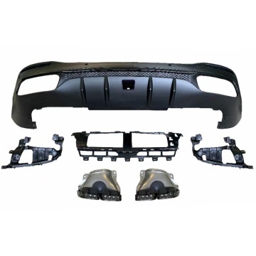 2021 GLS63 AMG X167 Body Kit - Rear Bumper, Exhaust Tips, Rear Diffuser for BENZ