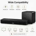 Ev Ses Sistemi için Subwoofer'lı 60W Soundbar