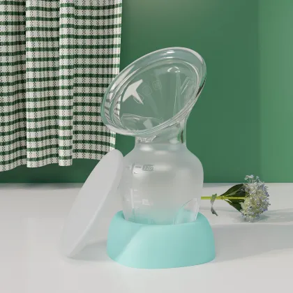 New Style Portable Silicone Manual Breast Pump - Breast Milk Collector