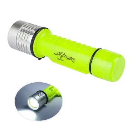 High-Quality Waterproof LED Dive Flashlight for Scuba Diving