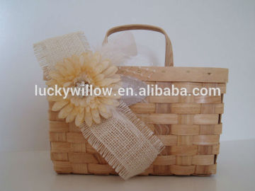 manufacturer wholesale 100%by hand in wood material fruit or vegetables basket