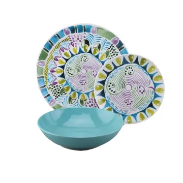 New Arrival Elegant Pattern Decal Printing Porcelain Dinner