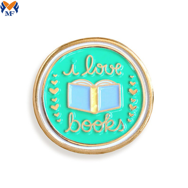 Read Enamel Pin Jpg