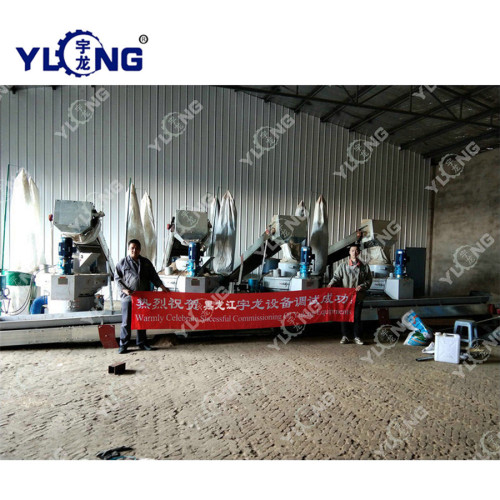 220kw Poplar Biomass pellet making machine