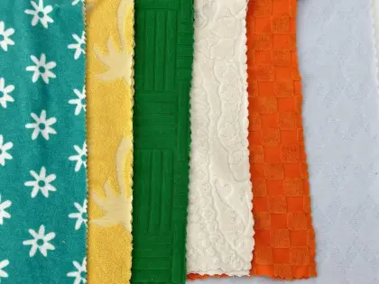 Home textile mats and clothing fabrics