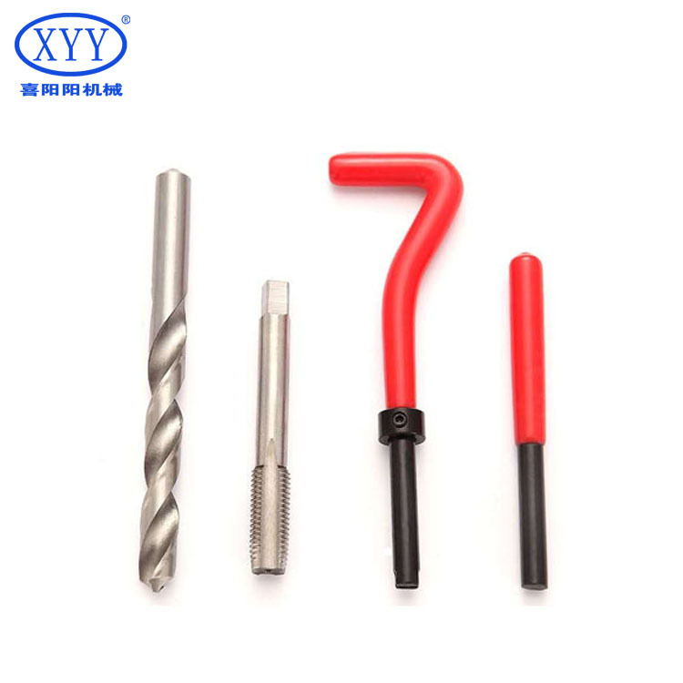 Hand Tool Set for Vehicle Repair Includes Repair Thread Insert & Tap Support Made of Plastic Includes Sleeves Packaged in Box