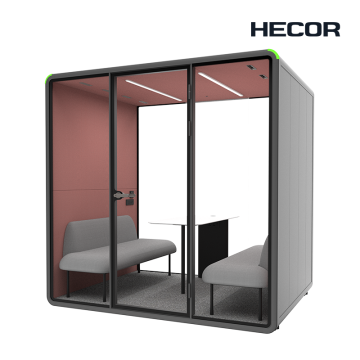 Rapid-Setup Soundproof Pod with Ventilation
