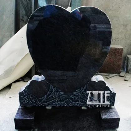 Best Detailed Carvings western style granite headstone