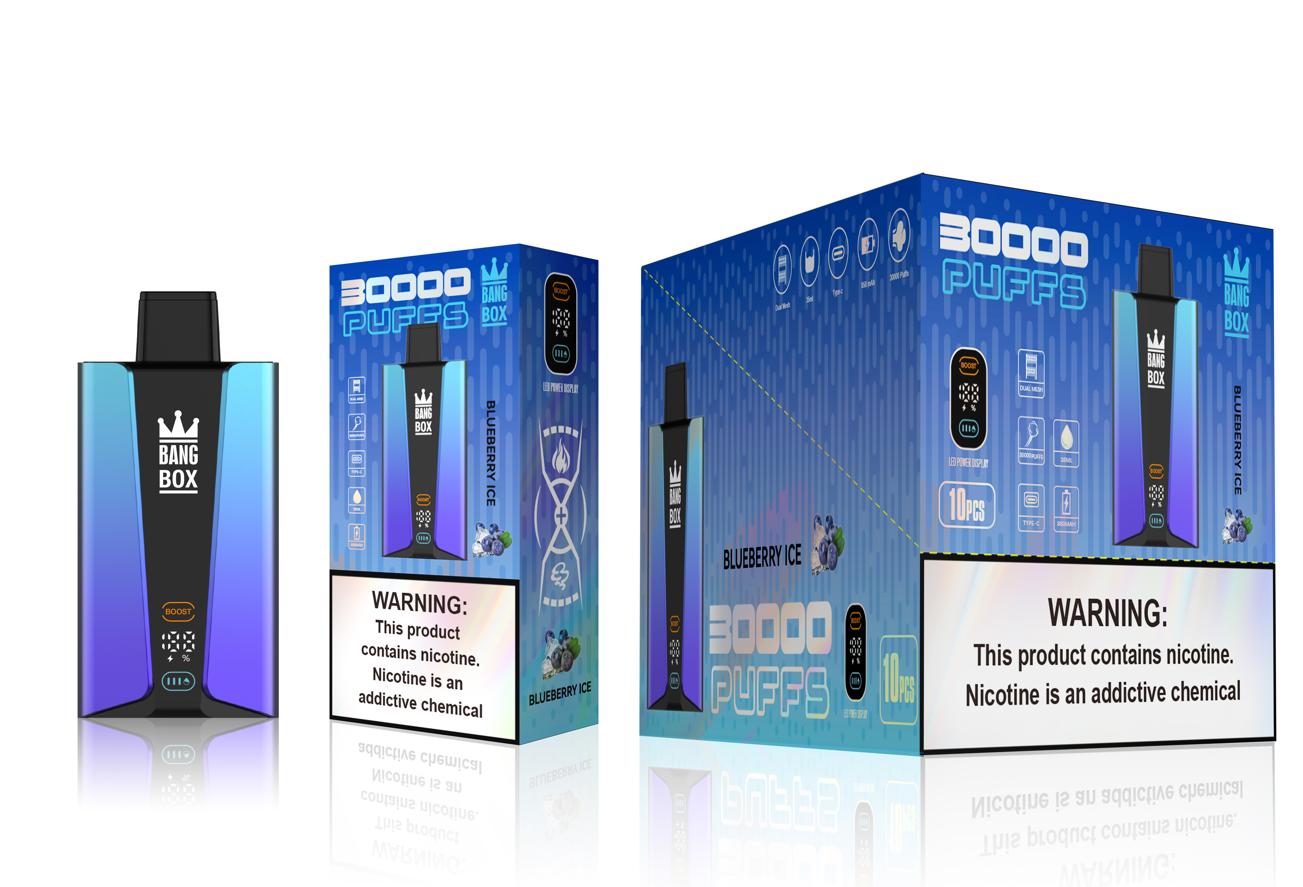 Bang Box 30000 Puffs al por mayor de los Países Bajos Vape Pen
