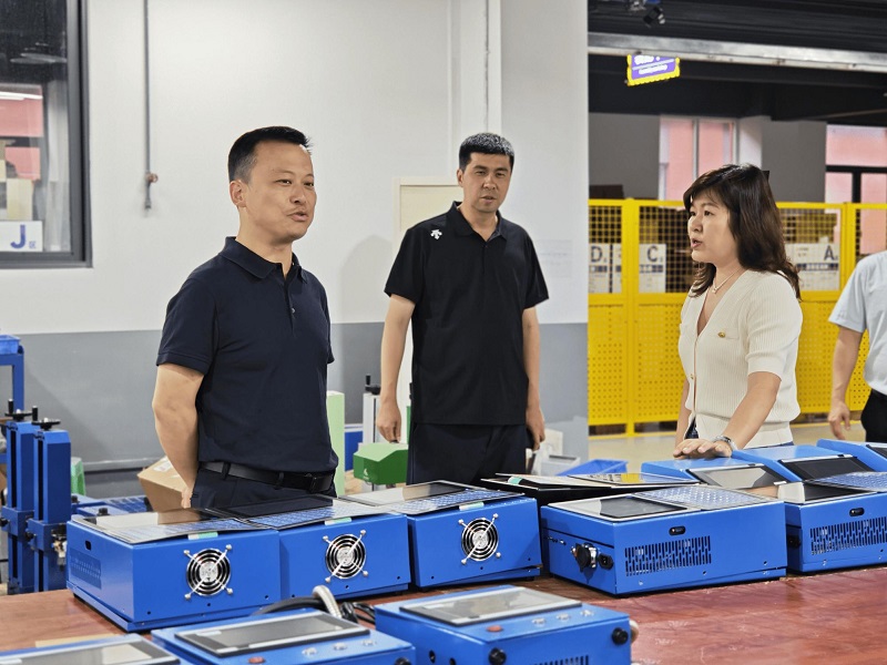 Leaders from the Beibei Economic Development Zone Management Committee Visited Chuke Intelligent Machinery for Inspection and Research, Supporting the Company's New Development!