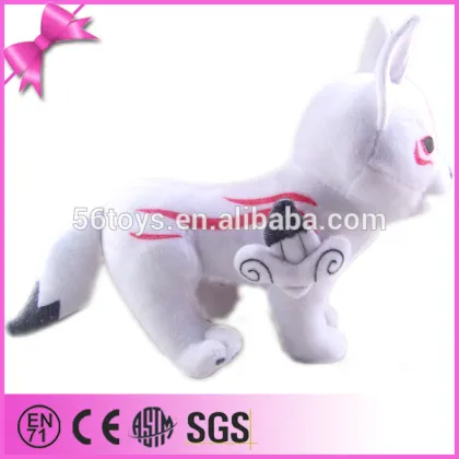 promotional wholesale white wolf plush toy