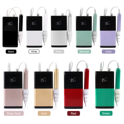 Wireless Rechargeable Acrylic Nail Polish Gel Polisher Electric Nail File Drill Machine