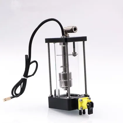 Original 2 Valves Glass Cartridge Ink Tank for LETOP Allwin Konica Inkjet Printer