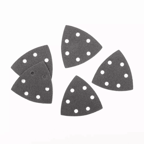 Automobile Industry Abrasives 6 Hole Triangle Sanding Disc For Automobile Industry Manufactory